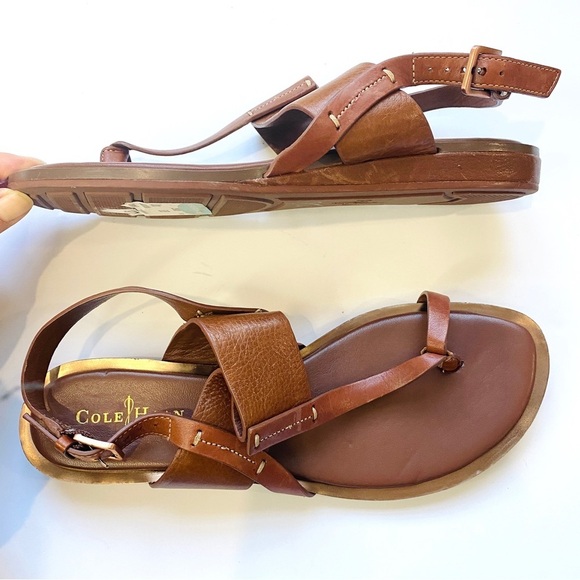 Cole Haan leather toe/thong Sandals - Picture 2 of 6